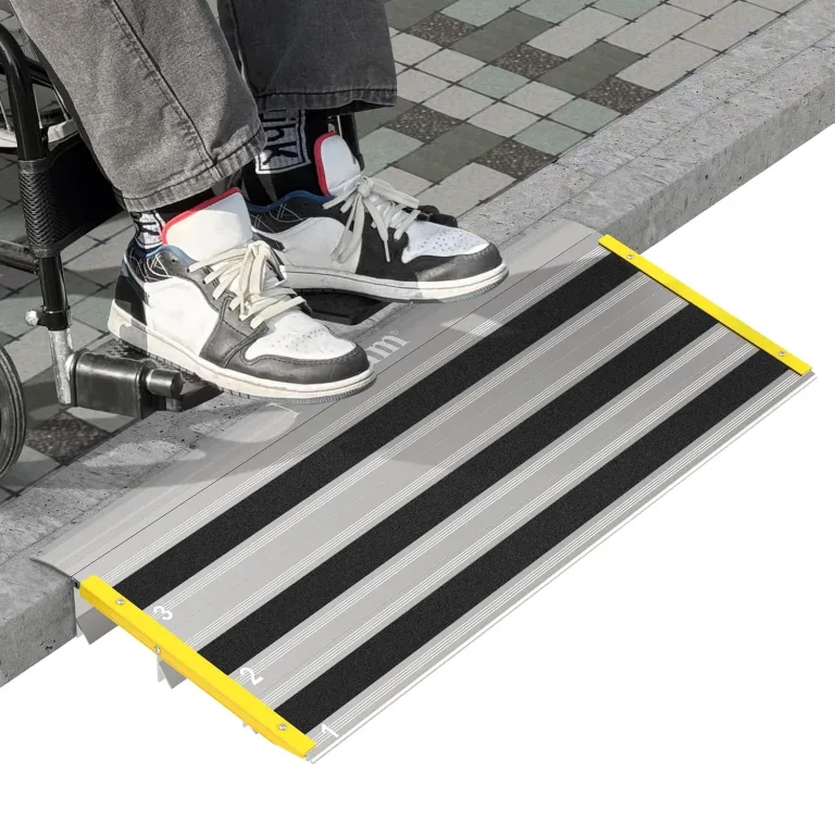 3 in Threshold Ramp for Doorways, Modular Aluminum Wheelchair Ramp, photo 1