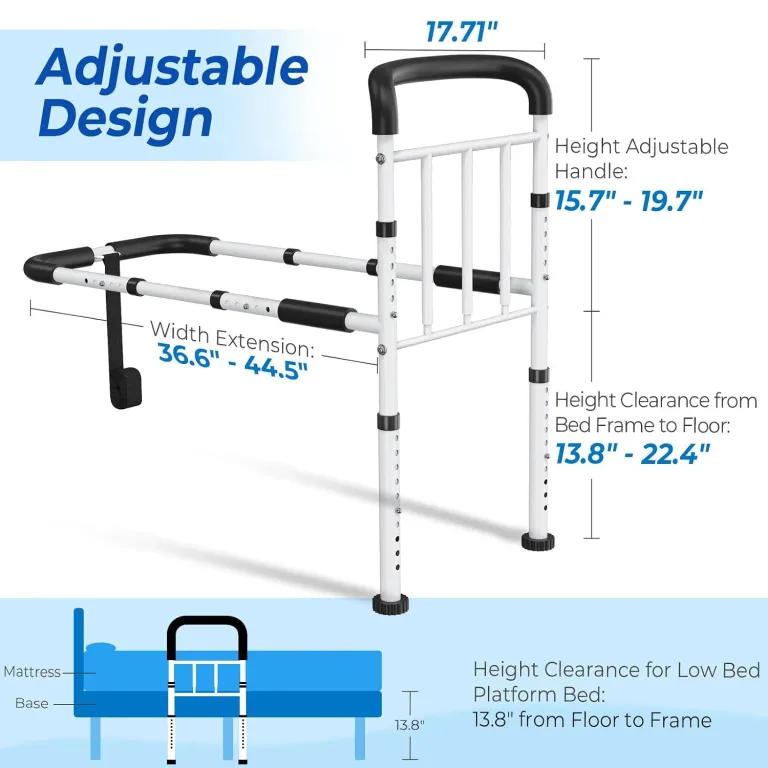 Bed Rails for Elderly Adults Safety, 400 LB Capacity, Model GL07, photo 4