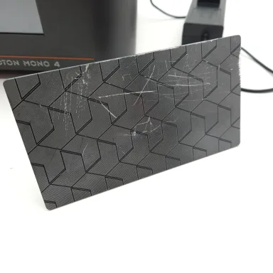 Build platform closeup