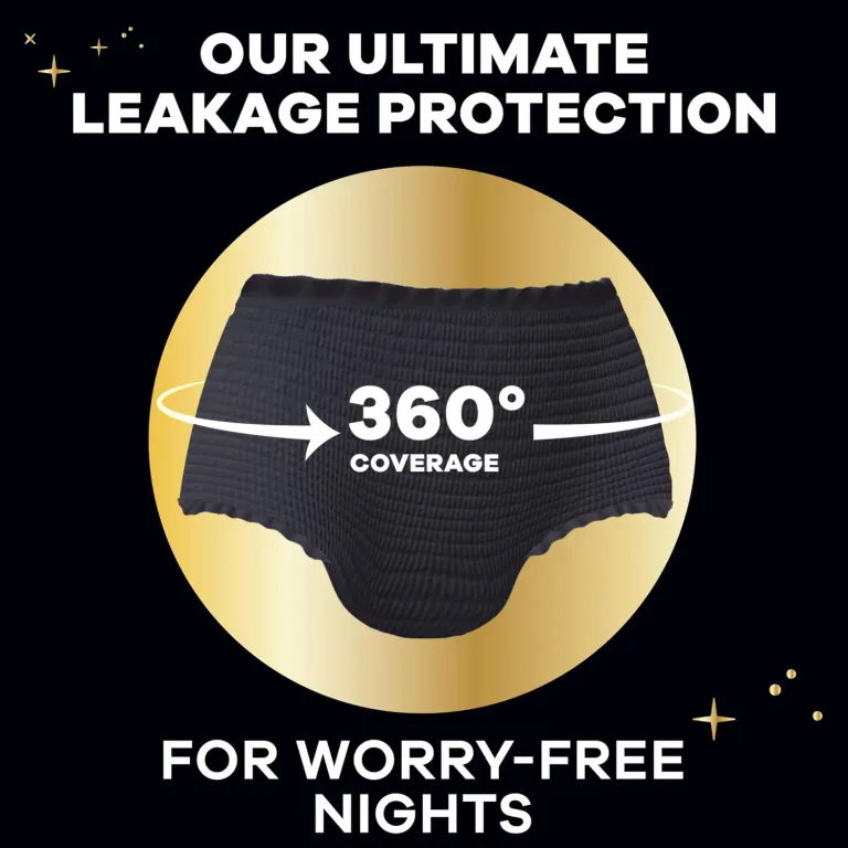 Always ZZZ Overnight Disposable Period Underwear for Women Extra Large/2LX, 360° Coverage for Worry-Free Nights, 14 Count (2 Packs of 7), photo 3