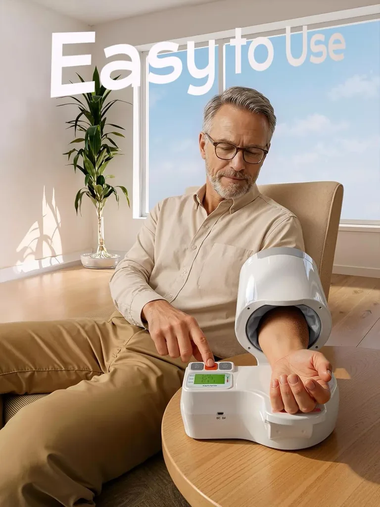 CAVN Blood Pressure Monitor, No-Wrap Barrel-Type Arm Cuff for Home Use, photo 2