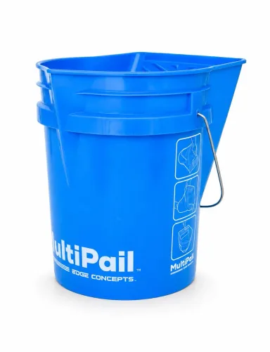 5-Gallon Multi-Use Bucket with Paint Tray, Dustpan Edge and Spout