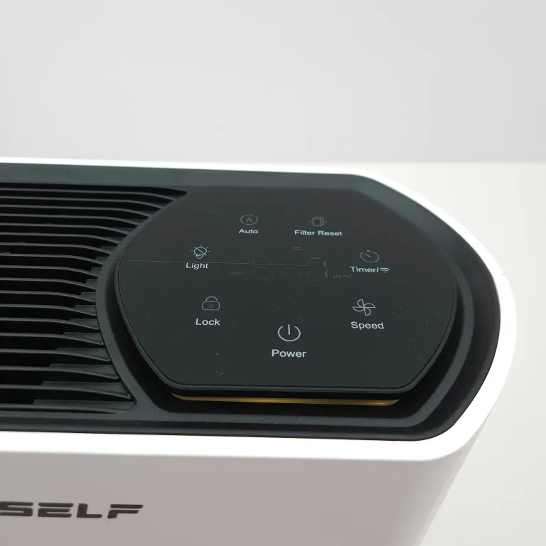 Air Purifier for Large Room, Cleans 2,400 ft² in 30 Mins, 3-Stage True HEPA, 360° Airflow, Large Touch Display Control, Real-Time Air Quality (PM2.5) Display, Ultra-Quiet 20dB Sleep Mode, HAP602 blank, photo 2
