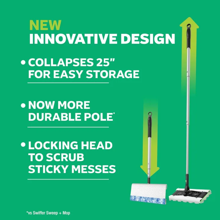 Swiffer Mop & Go Deluxe 2-in-1 Multi-Surface Kit for Floor Cleaning, photo 2