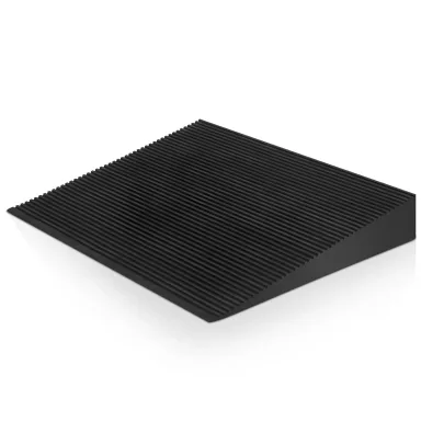 Kritkin EVA Foam Threshold Ramp, Lightweight Non Slip Doorway Ramp for Wheelchair Walker Scooter, Indoor Outdoor Entry Access for Home Bathroom Garage(Black,36" l X 28" w X 5" h)