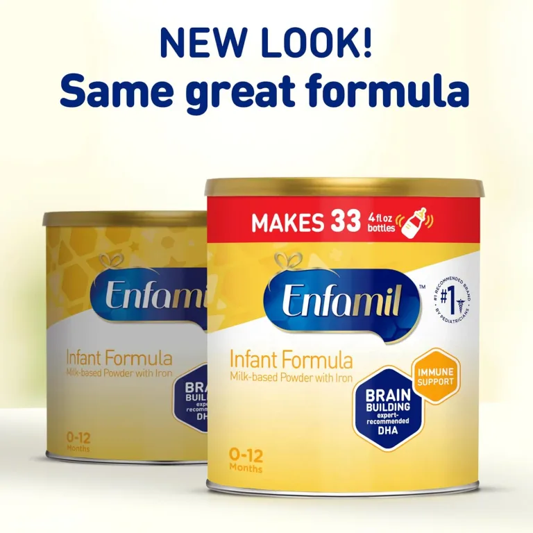 Enfamil Infant Formula, Milk-based Baby Formula with Iron, Omega-3 DHA & Choline, Powder Can, 21.1 Oz (Pack of 4), photo 2