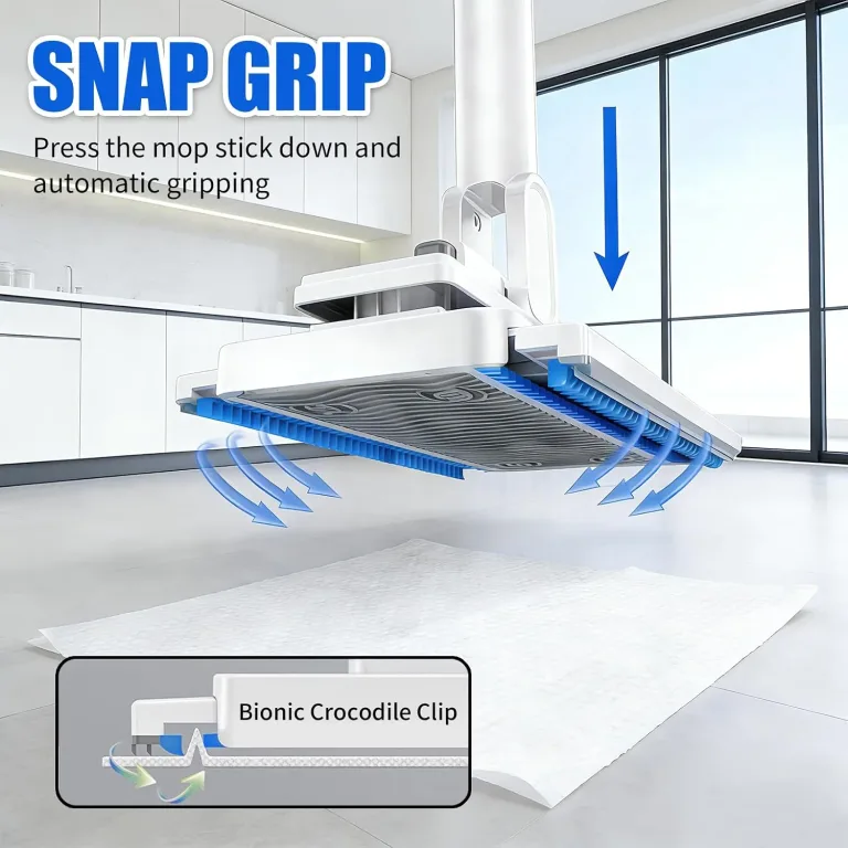 SOPAMI Disposable Snap Grip MiniMop Sweep for Wall Cleaner Pet Hair Removal, photo 2