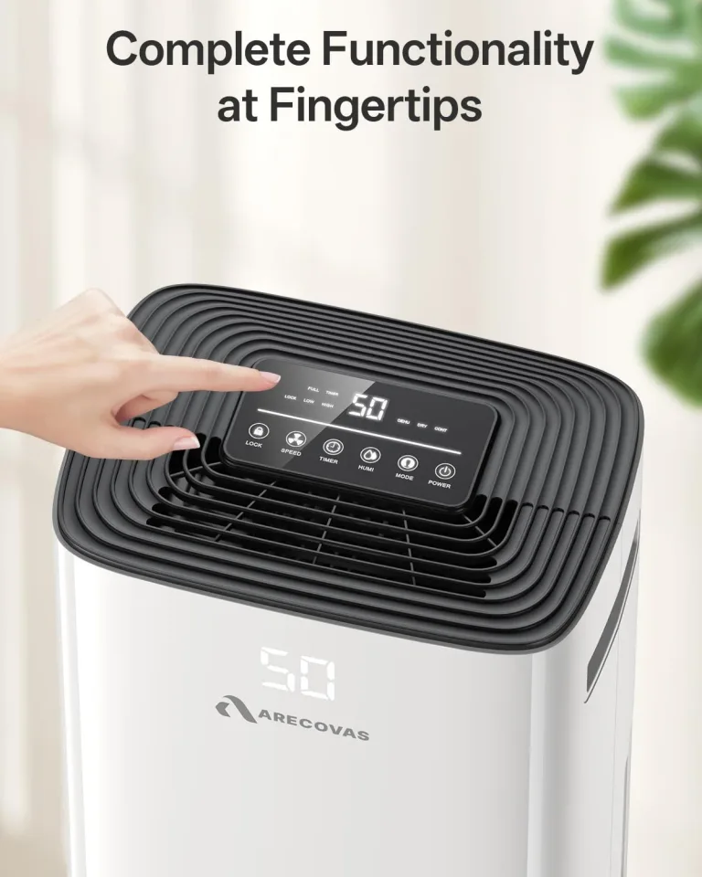 Arecovas 52 Pints Dehumidifier for Basement, 2025 Energy Star, 3500 Sq.Ft, photo 4