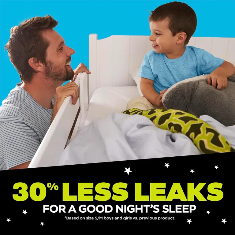 Ninjamas Boys Bedwetting Nighttime Underwear, Size S/M (38-70 lbs), 44 Count, Overnight Protection, Ultra Absorbent, Hypoallergenic, photo 3