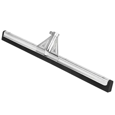 DSV Standard Heavy-Duty Floor Squeegee 22’’, Double Foam Rubber Blade Garage Squeegee, Taper Pole Connection - Handle Sold Separately for Tiles, Concrete and Asphalt