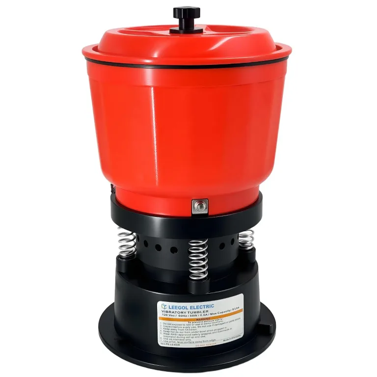 Leegol Electric 9 Lbs Vibratory Tumbler for Rocks Metal Parts Coin, photo 1