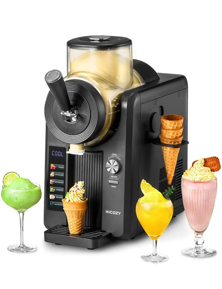 HiCOZY F3 Slushie Machine & Soft Serve Ice Cream Machine 5 Presets, photo 1