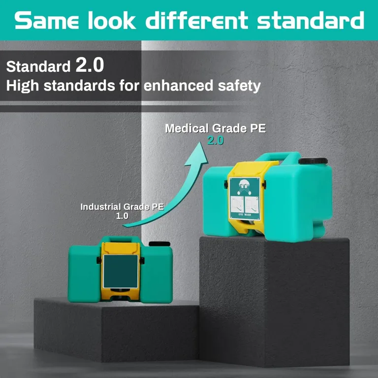 Magula 9 Gallon Portable Eye Wash Station OSHA-Approved,Wall Mounted Emergency Eyewash Station with Dual Spray,Ansi Certified First Aid Eye Wash Units,15 Minutes Eye Washing Station, photo 5
