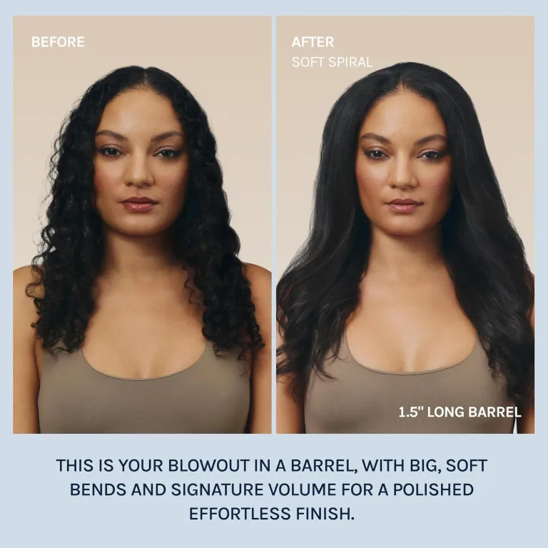 Bio Ionic Long Barrel Styler, 1.5 inch Extended Curling Iron with Moisture Heat Technology & NanoIonic MX, Versatile Curling Wand with Longer Barrel Best for Soft Curls, photo 4