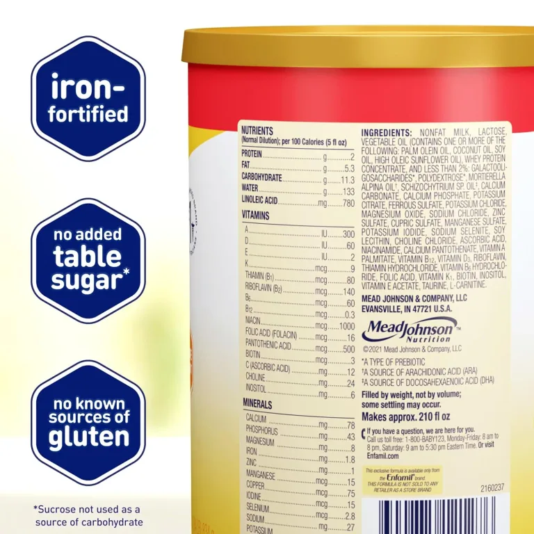 Enfamil Infant Formula, Milk-based Baby Formula with Iron, Omega-3 DHA & Choline, Powder Can, 21.1 Oz (Pack of 4), photo 4