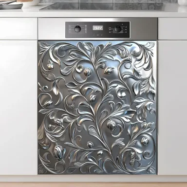 Dishwasher Magnet Sticker Cover: Panel Decal Decorative for Kitchen Decoration, 23"x26" Home Appliances Decor Stickers Panel Decor