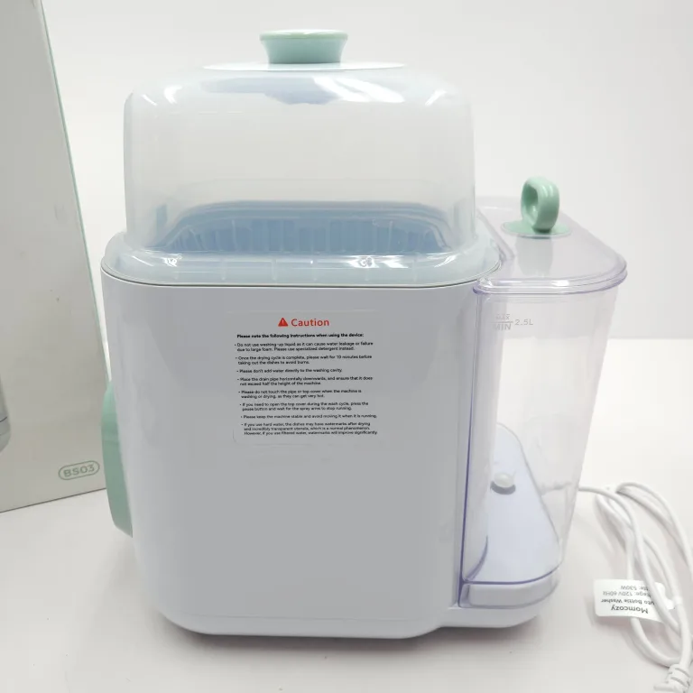 Momcozy KleanPal Pro All-in-One Bottle Washer, Sterilizer & Dryer - White, photo 6