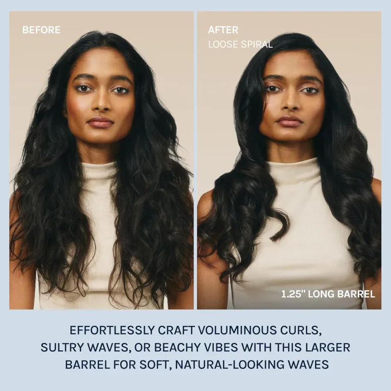 Bio Ionic Long Barrel Styler, 1.25 inch Extended Curling Iron with Moisture Heat Technology & NanoIonic MX, Versatile Curling Wand with Longer Barrel for Medium Sized Defined Curls, photo 13