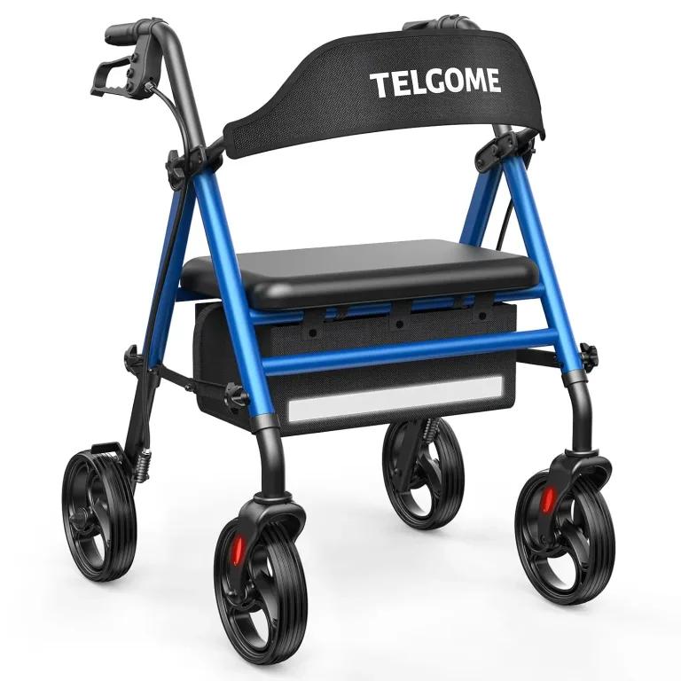 Walkers for Seniors with Seat, Thick Padded Comfortable Seat 350 lb, photo 1