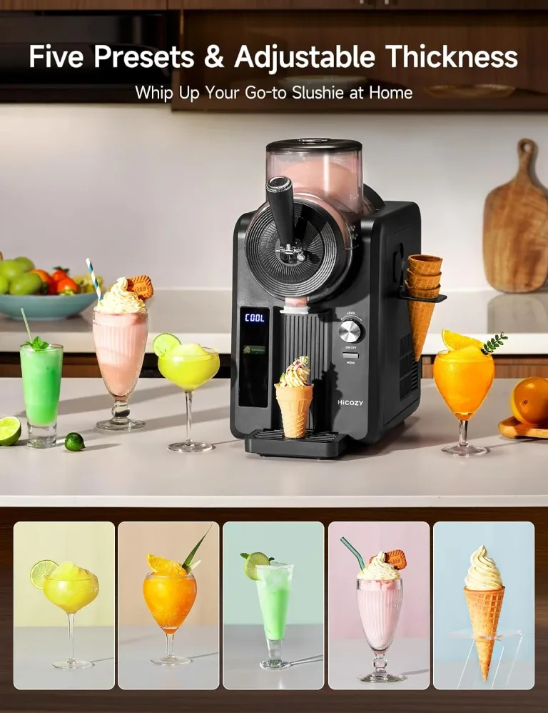 HiCOZY F3 Slushie Machine & Soft Serve Ice Cream Machine 5 Presets, photo 20