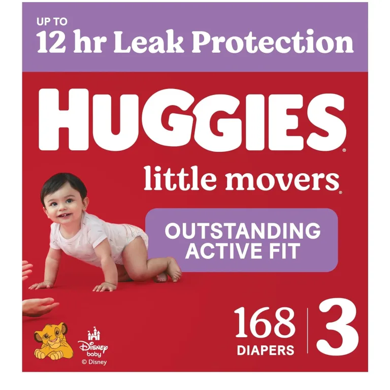 Huggies Little Movers Diapers Size 3, 168 Count (6 Packs of 28), photo 1