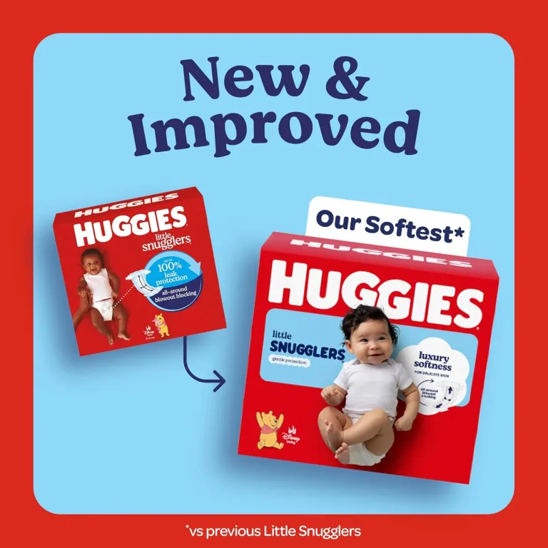 Huggies Little Snugglers Diapers Size 1, 96 Count, photo 5