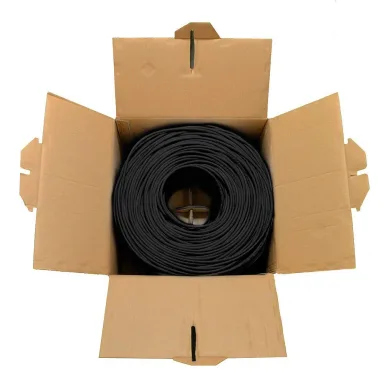 Dripstone CAT6 1000ft Bulk Ethernet Cable 23AWG Solid CCA UTP 550MHz Black