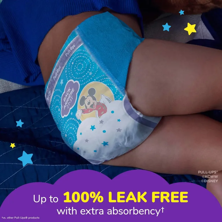 Pull-Ups Boys' Night-Time Potty Training Pants, Size 2T-3T Overnight Training Underwear (16-34 lbs), 68 Ct, photo 9
