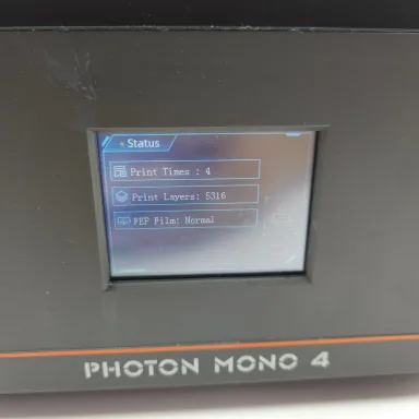 Status screen display