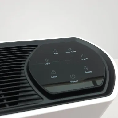 Control panel angle