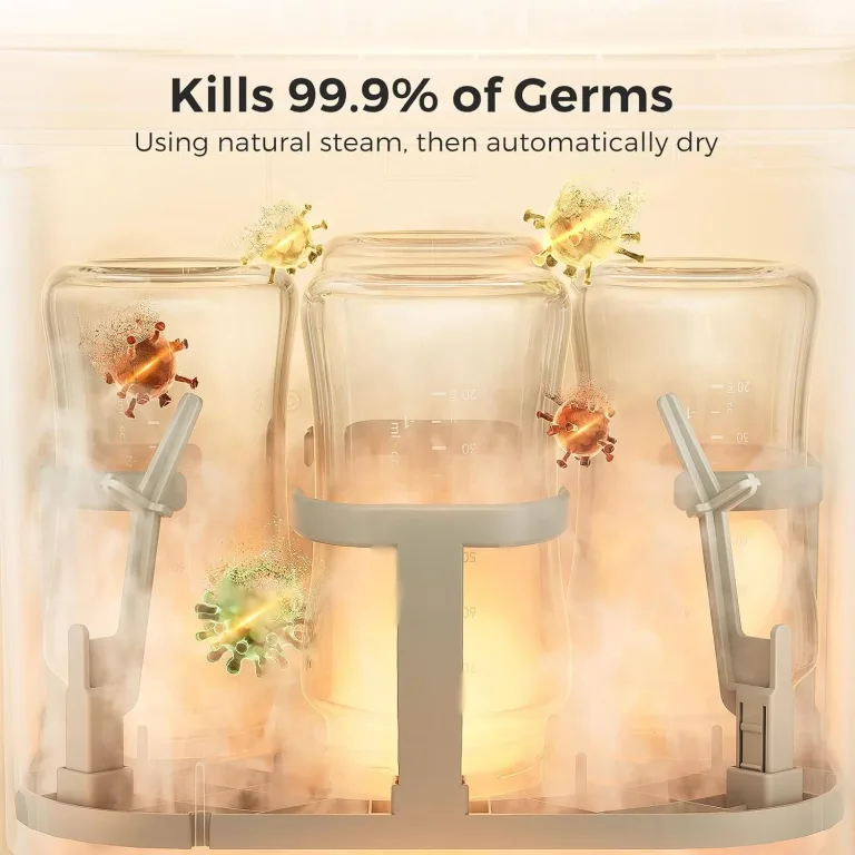 Momcozy KleanPal Pro All-in-One Bottle Washer, Sterilizer & Dryer - White, photo 20