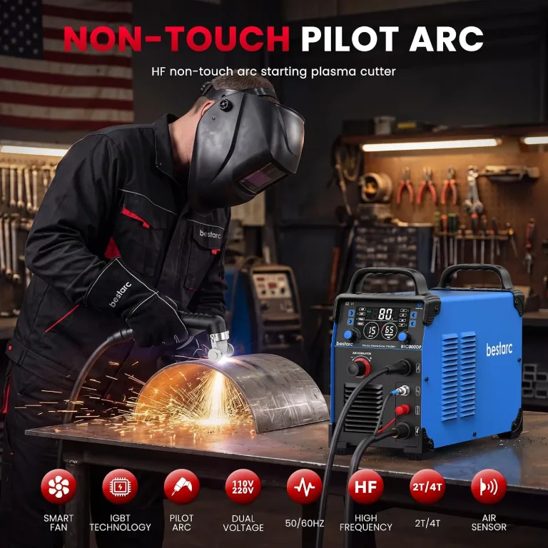 Bestarc Plasma Cutter Machine, 80Amps HF Pilot Arc, 110/220V, Air Sensor 80A Pilot Arc, photo 16