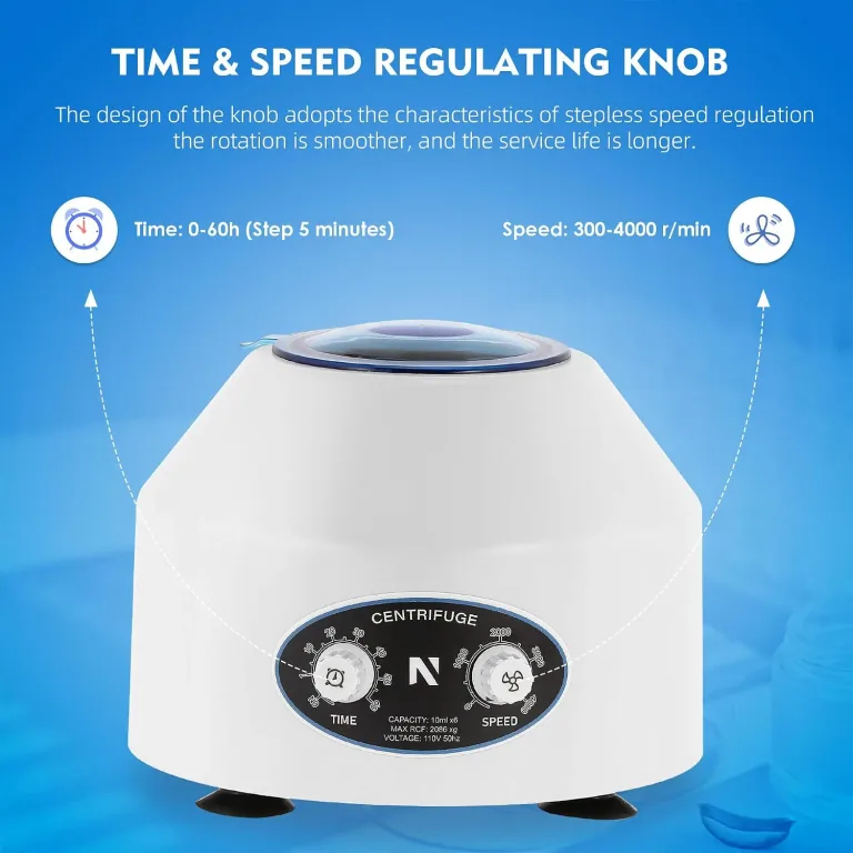 NEWTRY Mini Centrifuge Machine, Electric Lab Desktop Benchtop Centrifuges, photo 2