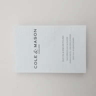 Instruction card