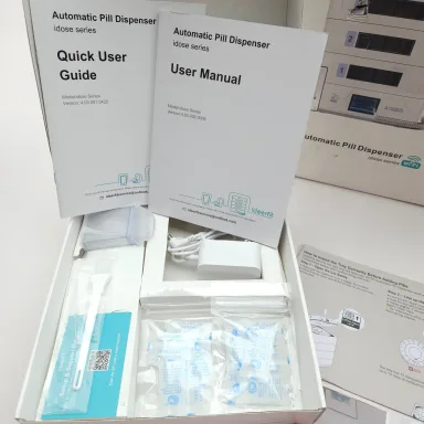 Box contents laid out