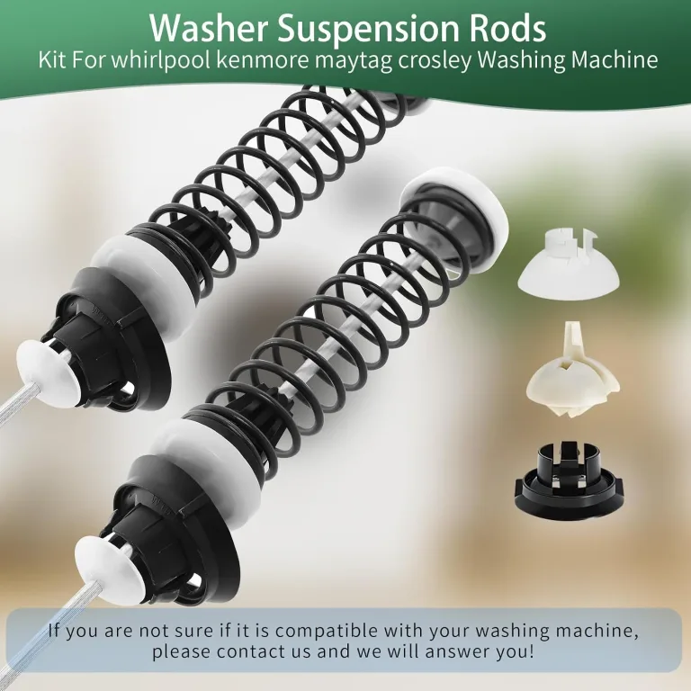 Upgraded MVWX655DW2 WTW5005KW0 MVWC565FW2 Washer Suspension Rods(4pc), photo 3