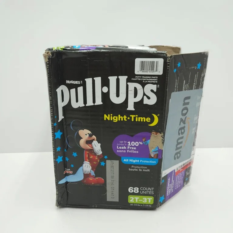 Pull-Ups Boys' Night-Time Potty Training Pants, Size 2T-3T Overnight Training Underwear (16-34 lbs), 68 Ct, photo 2