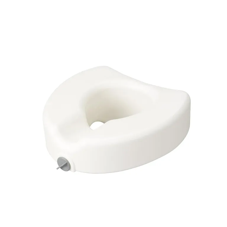 Drive Medical 12014 Premium Raised Toilet Seat with Lock, Elongated, White, photo 2