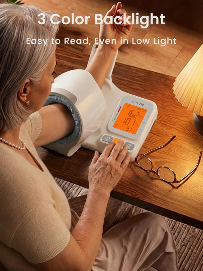 CAVN Blood Pressure Monitor, No-Wrap Barrel-Type Arm Cuff for Home Use, photo 5