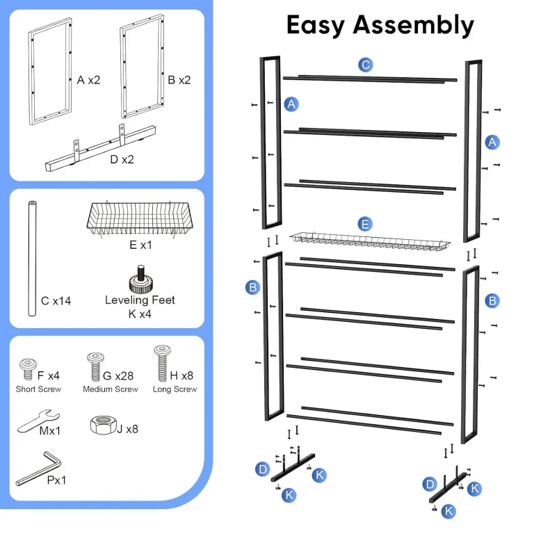 3D Printer Filament Storage Rack, 7-Tier Organizer with Basket, 84 Spools, photo 4