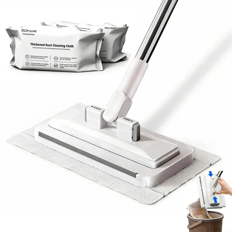 SOPAMI Disposable Snap Grip MiniMop Sweep for Wall Cleaner Pet Hair Removal, photo 1