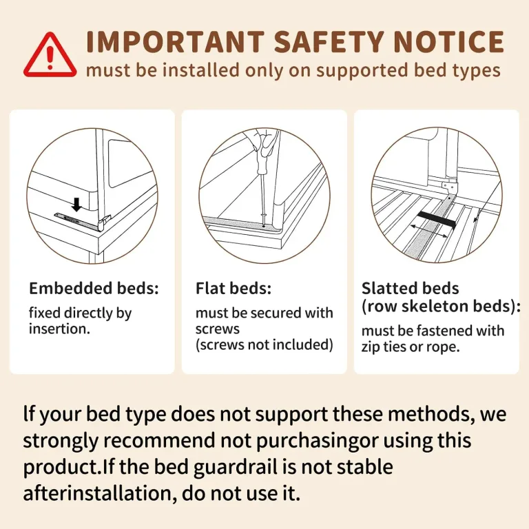 3-Piece Califormia King Size Bed Rail for Toddlers - Height Adjustable Baby Bed Rail Guard with Headboard Rod,Safety Bed Rails for Cal King Size Bed with Child Lock(70.8x82.7 x82.7Inch, photo 5