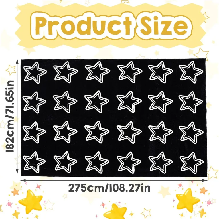 Breling Classroom Carpets Playmat Rugs 6x9 ft Kids Classroom Rugs with Rubber Backing Colorful Children's Seating Nursery Play Mat for Preschool Elementary Playroom Kindergarten, photo 2