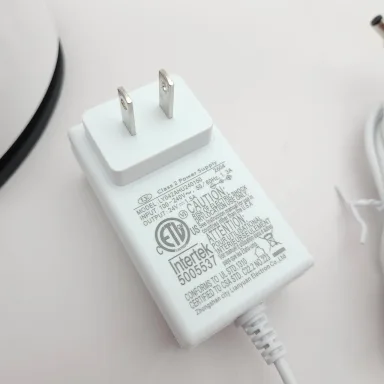 Adapter plug close-up