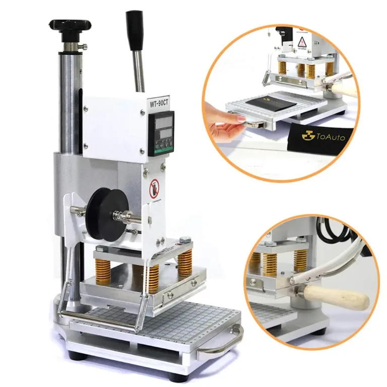 FASTTOBUY 110V Hot Foil Stamping Machine 10x13cm with T-Slot,Movable Table, photo 11