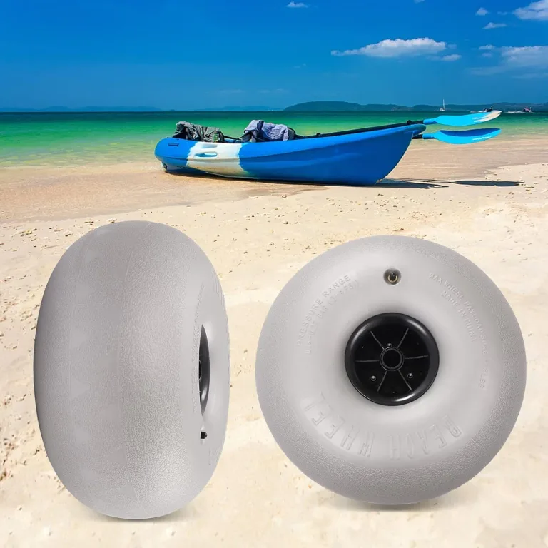 2 Pack Replacement Beach Sand Tires,16" Balloon Wheels with 1.02-inch Diameter,Beach Inflatable Fishing Cart Rolling Walker Wheels for Beach Trips Camping Gardening, photo 1