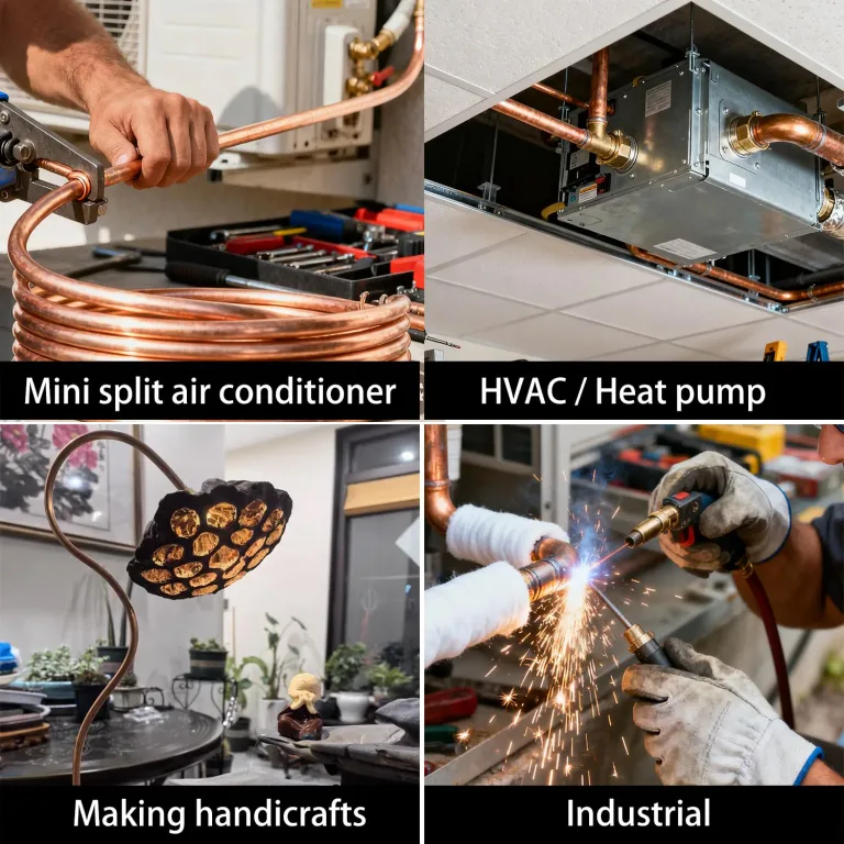 25Ft 1/2 OD Copper Tubes ACR Refrigeration Copper Tubing, 99.9% Pure Thick ASTM B280 Soft Coil, T2 Seamless Round Tube for HVAC System,Industry,Air Conditioner,Refrigerator,DIY, photo 5