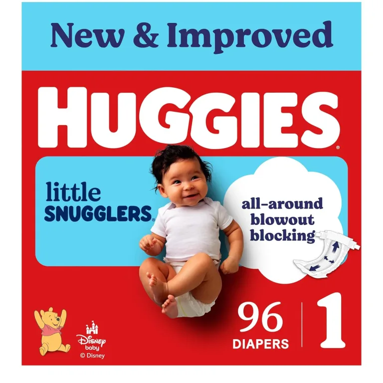 Huggies Little Snugglers Diapers Size 1, 96 Count, photo 1
