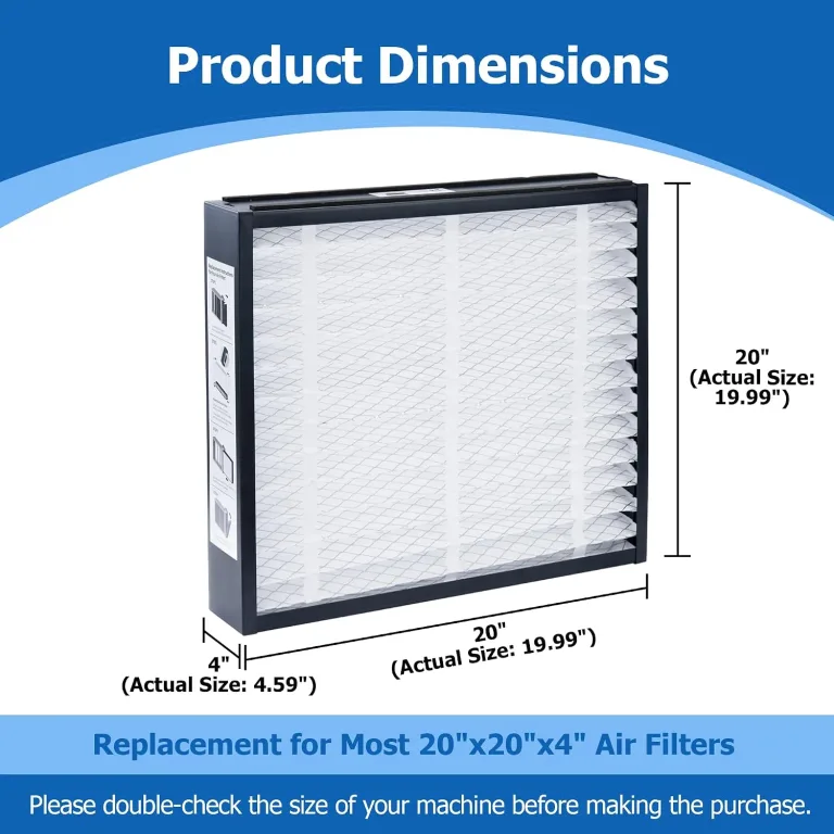 2-Pack MERV 13 Air Filters, 20x20x4, photo 2