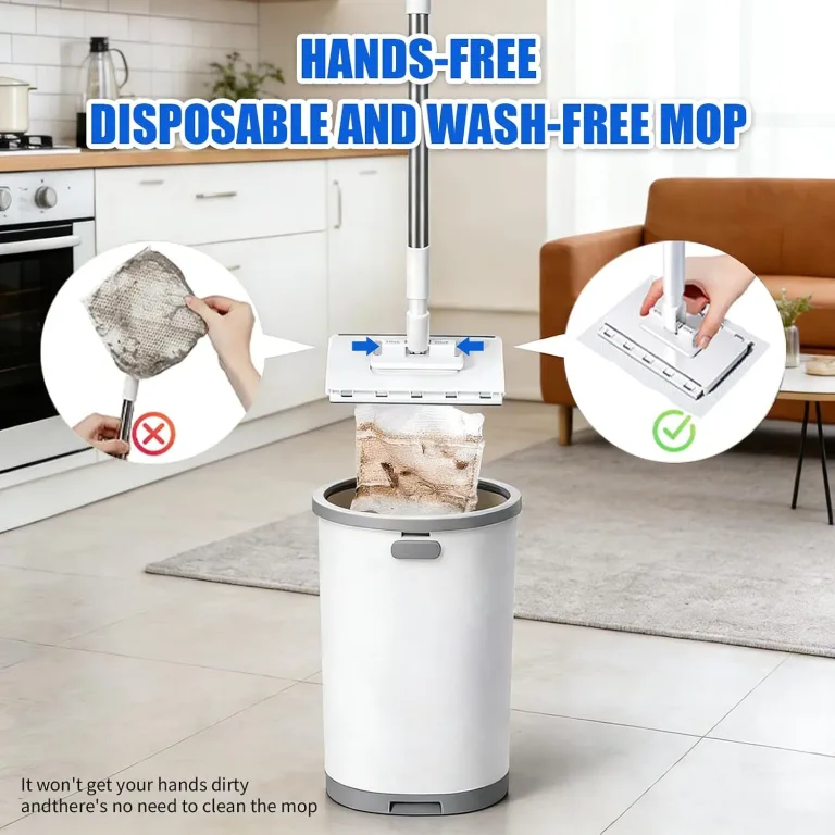 SOPAMI Disposable Snap Grip MiniMop Sweep for Wall Cleaner Pet Hair Removal, photo 5